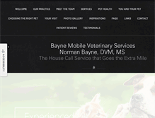 Tablet Screenshot of baynevet.com